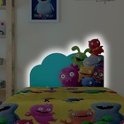 Cabeceira Infantil Uglydolls Com Led Ides
