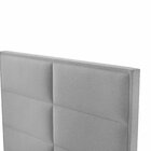 Cabeceira Inside Viena Casal 120 X 92cm Bouclê Cinza