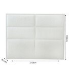 Cabeceira Inside Viena King 130 X 210cm Bouclê Off White