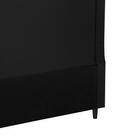 Cabeceira Irlanda New Plus King Size 1950mm Suede Negro - Sim