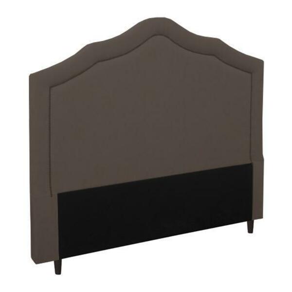 Cabeceira Irlanda New Plus Queen 1600mm Suede Chocolate - Sim