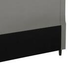 Cabeceira Irlanda New Plus Queen 1600mm Veludo Slim Chumbo -