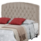 Cabeceira Jade Casal 140 cm Sued Bege