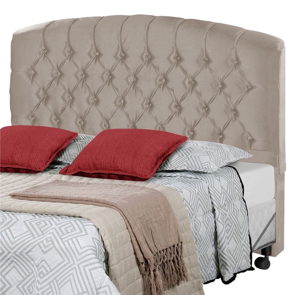 Cabeceira Jade Casal 140 cm Sued Bege