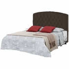 Cabeceira Jade King 195 cm Sued Marrom