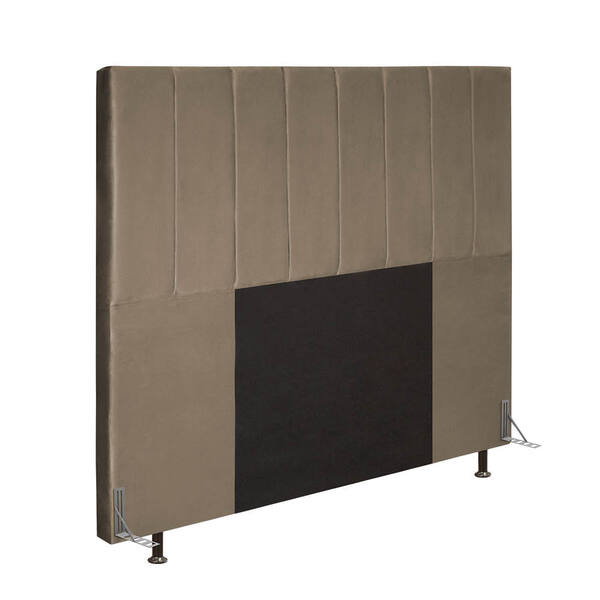 Cabeceira Jade Para Cama Box Casal 140 Cm Veludo - D'rossi -