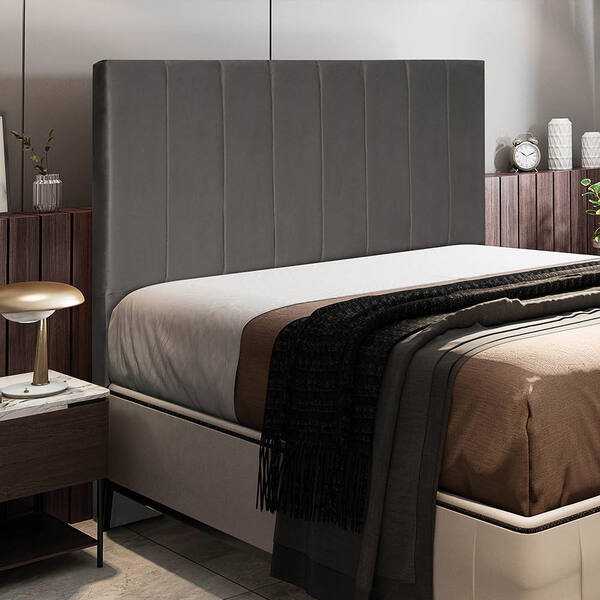 Cabeceira Jade Para Cama Box Casal 140 Cm Veludo - D'rossi -