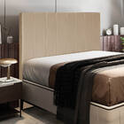 Cabeceira Jade Para Cama Box King 193 Cm Veludo Bege - D'rossi