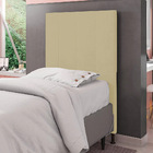 Cabeceira Jade Para Cama Box Solteiro 90 Cm Corino Bege - D'r