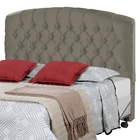 Cabeceira Jade Solteiro 90 cm Cinza