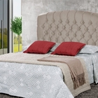 Cabeceira Jade Solteiro 90 cm Sued Bege