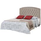 Cabeceira Jade Solteiro 90 Cm Sued Bege