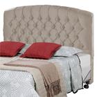 Cabeceira Jade Solteiro 90 Cm Sued Bege