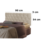 Cabeceira Jb 9010 Bege - Jb Bechara