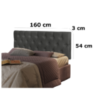 Cabeceira Jb 9012 Cinza - Jb Bechara