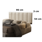 Cabeceira Jb 9020 Bege - Jb Bechara