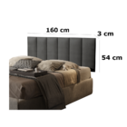 Cabeceira Jb 9022 Cinza - Jb Bechara