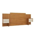 Cabeceira Jesse Carvalho Off White 4 Gavetas