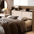 Cabeceira Jessica Box Queen Castanho White