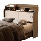 Cabeceira Jessica Box Queen Castanho White