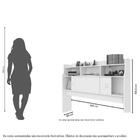 Cabeceira Jéssica Queen 1.6 Castanho/off White – Vj Móveis