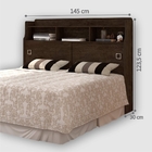 Cabeceira Jessie Box Casal Chocolate