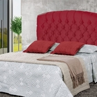 Cabeceira Jin Queen 160 Cm Sued Vermelho