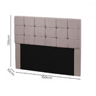 Cabeceira Julia 1,60 M Queen C/ Design Moderno Veludo Special