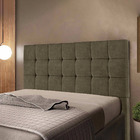Cabeceira Julia Casal King Size 195 Cm Para Cama Box Suede Ma