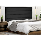 Cabeceira King 195 Cm Livia Suede - Ssx Multicoisas - Preto
