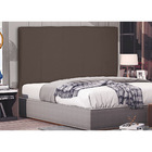 Cabeceira King 195 Cm Londres Suede Marrom Claro - Nexta Casa