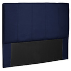 Cabeceira King 195 Cm Londres Veludo Azul Marinho - Nexta Casa