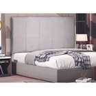 Cabeceira King 195 Cm Londres Veludo Cinza Claro - Nexta Casa