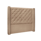 Cabeceira King 195 Cm Vicenza Suede - Ssx Multicoisas - Bege