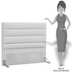 Cabeceira King 195cm Branco E 2 Mesas De Cabeceira Branco