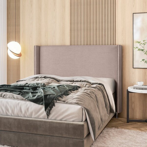 Cabeceira King 195cm Celine Em Madeira Maciça Castor