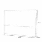 Cabeceira King 195cm Embaixatriz Plus Cacau