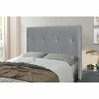 Cabeceira King 195cm Linho Aquilla Cinza