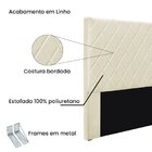 Cabeceira King 195cm Linho Esmeralda Pérola