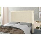 Cabeceira King 195cm Linho Veneza Pérola
