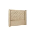 Cabeceira King 195cm Linho Vicenza Dourado