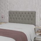 Cabeceira King 195cm Suede Viena  Cinza