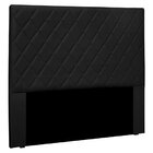 Cabeceira King 195cm Veludo Esmeralda  Preto