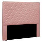 Cabeceira King 195cm Veludo Esmeralda  Rosa