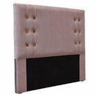Cabeceira King 195cm Veludo Gênova  Lilás