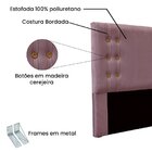 Cabeceira King 195cm Veludo Gênova  Uva