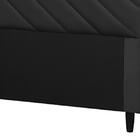 Cabeceira King 195cm Veludo Sky  Negro