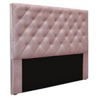 Cabeceira King 195cm Veludo Tânia Spezzia Lilás