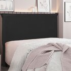 Cabeceira King 195cm Veludo Veneza  Preto