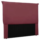 Cabeceira King 195cm Veludo Veneza  Vinho